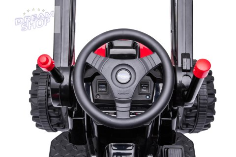 Pojazd Koparka Traktor Czerwony Pojazd Koparka Traktor Czerwony