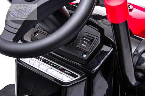 Pojazd Koparka Traktor Czerwony Pojazd Koparka Traktor Czerwony