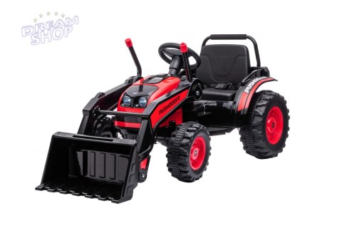 Pojazd Koparka Traktor Czerwony Pojazd Koparka Traktor Czerwony