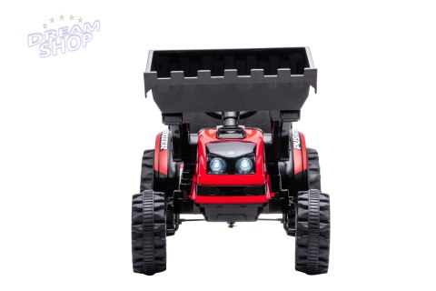 Pojazd Koparka Traktor Czerwony Pojazd Koparka Traktor Czerwony