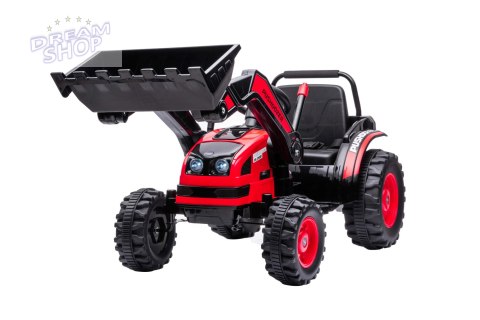 Pojazd Koparka Traktor Czerwony Pojazd Koparka Traktor Czerwony