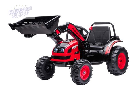 Pojazd Koparka Traktor Czerwony Pojazd Koparka Traktor Czerwony