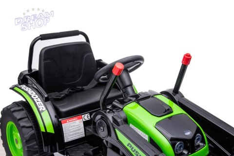 Pojazd Koparka Traktor Zielony Pojazd Koparka Traktor Zielony