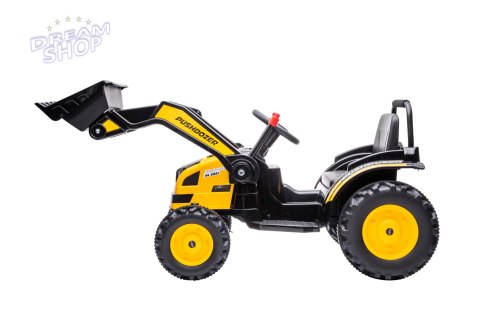 Pojazd Koparka Traktor Żółty Pojazd Koparka Traktor Żółty