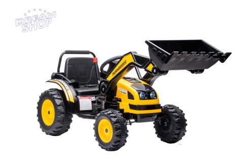 Pojazd Koparka Traktor Żółty Pojazd Koparka Traktor Żółty