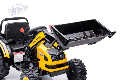 Pojazd Koparka Traktor Żółty Pojazd Koparka Traktor Żółty