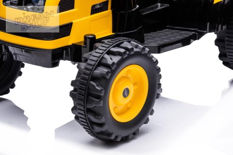 Pojazd Koparka Traktor Żółty Pojazd Koparka Traktor Żółty