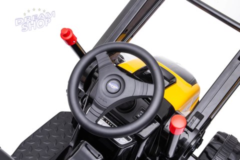 Pojazd Koparka Traktor Żółty Pojazd Koparka Traktor Żółty