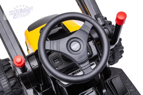 Pojazd Koparka Traktor Żółty Pojazd Koparka Traktor Żółty