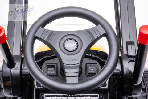Pojazd Koparka Traktor Żółty Pojazd Koparka Traktor Żółty