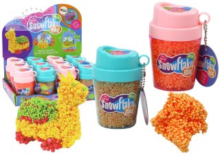 Squishy Kulki Styropianowe Masa w Kubeczku Pomarańczowy