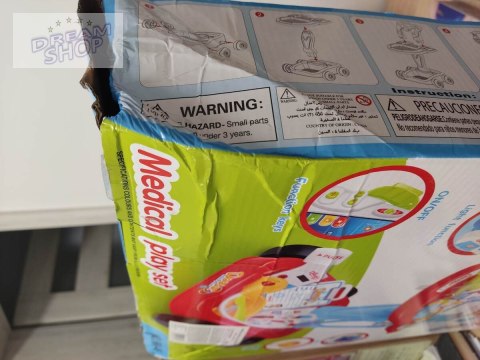 Wózek Lekarski Z Akcesoriami, Zestaw Doktora Czerwony Przecena 2 Wózek Lekarski Z Akcesoriami, Zestaw Doktora Czerwony Przecena 2