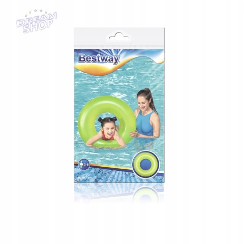 Bestway Kółko koło dmuchane 76cm Neon 36024 Z