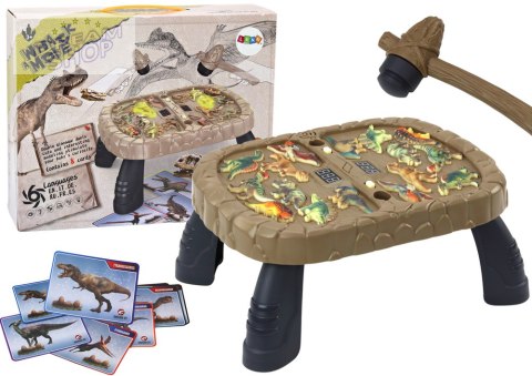 Gra Zręcznościowa Whac-a-mole Dinozaury Stoliczek Gra Zręcznościowa Whac-a-mole Dinozaury Stoliczek