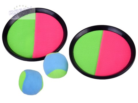 Gra paletki tarcze na rzepy CatchBall 2 x piłka SP0747 Gra paletki tarcze na rzepy CatchBall 2 x piłka SP0747