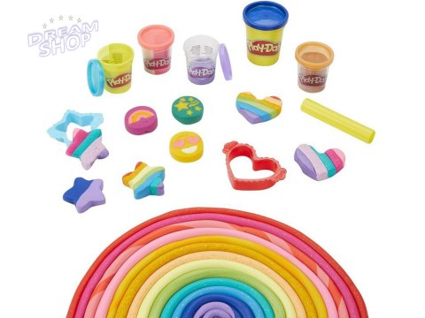 Hasbro Ciastolina brokatowa Play-Doh 21 kolorów + foremki ZA5120 Hasbro Ciastolina brokatowa Play-Doh 21 kolorów + foremki ZA5120