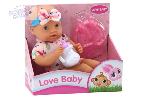 Lalka Bobas Ubranko z Flamingami Opaska Akcesoria Do Karmienia Lalka Bobas Ubranko z Flamingami Opaska Akcesoria Do Karmienia