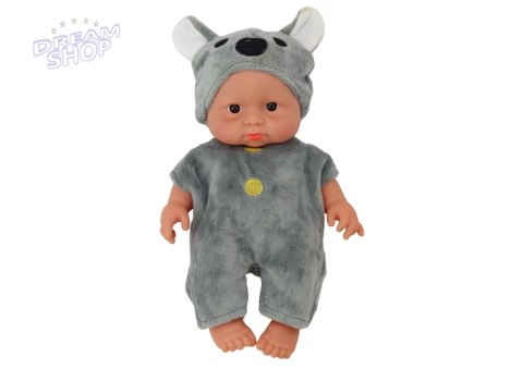 Mała Lalka Bobas Siwe Ubranko Czapeczka Koala Mała Lalka Bobas Siwe Ubranko Czapeczka Koala