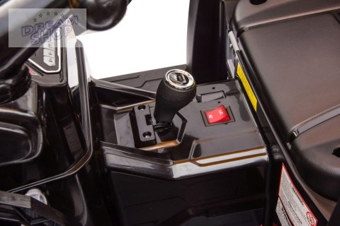 Pojazd MEGA Traktor D68 Z Przyczepką Żółty Pojazd MEGA Traktor D68 Z Przyczepką Żółty