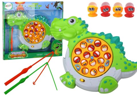 Gra Zręcznościowa Łowienie Rybek Plansza Dinozaur Zielony Gra Zręcznościowa Łowienie Rybek Plansza Dinozaur Zielony