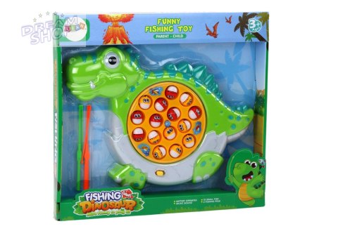 Gra Zręcznościowa Łowienie Rybek Plansza Dinozaur Zielony Gra Zręcznościowa Łowienie Rybek Plansza Dinozaur Zielony