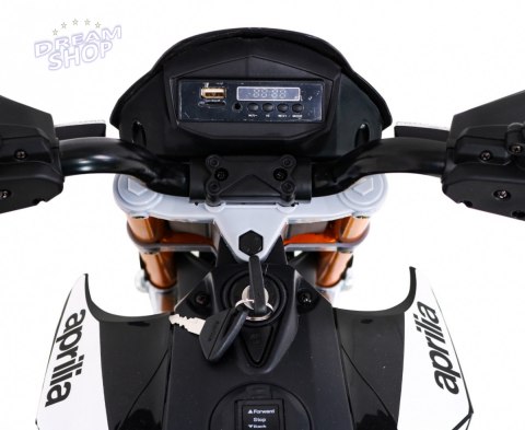 Pojazd Motor Aprilia Czarny Pojazd Motor Aprilia Czarny