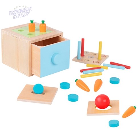 WOOPIE GREEN Drewniana Szuflada Edukacyjna Sorter Montessori WOOPIE GREEN Drewniana Szuflada Edukacyjna Sorter Montessori