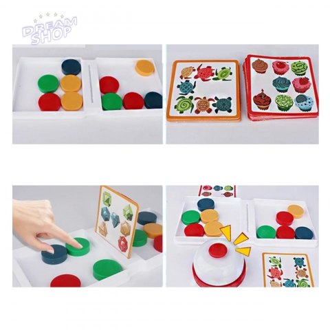 WOOPIE Gra Logiczna Układanka Wzorów PUCK PUZZLE 3+ WOOPIE Gra Logiczna Układanka Wzorów PUCK PUZZLE 3+