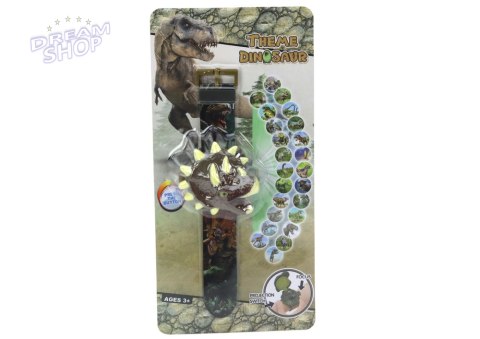 Zegarek Projektor 3D Dinozaur Triceratops 22cm x 5cm x 3cm Zegarek Projektor 3D Dinozaur Triceratops 22cm x 5cm x 3cm