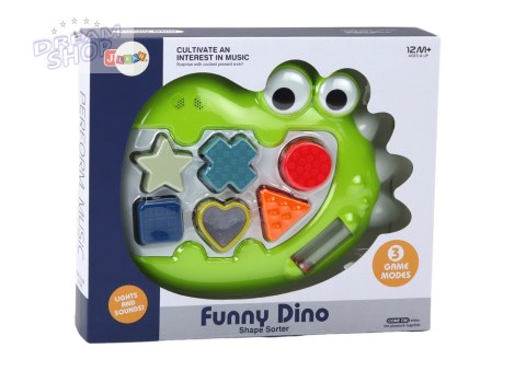 Sorter Dinozaur Sensoryczny Grający Melodie Układanka Dla Najmłodszych Sorter Dinozaur Sensoryczny Grający Melodie Układanka Dla Najmłodszych