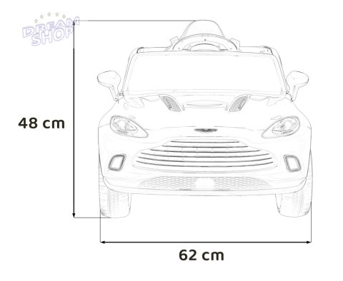 Pojazd Aston Martin DBX Czarny Pojazd Aston Martin DBX Czarny