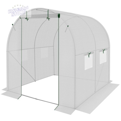 SZKLARNIA TUNEL OGRODOWY 200x200x200CM BIAŁY SZKLARNIA TUNEL OGRODOWY 200x200x200CM BIAŁY