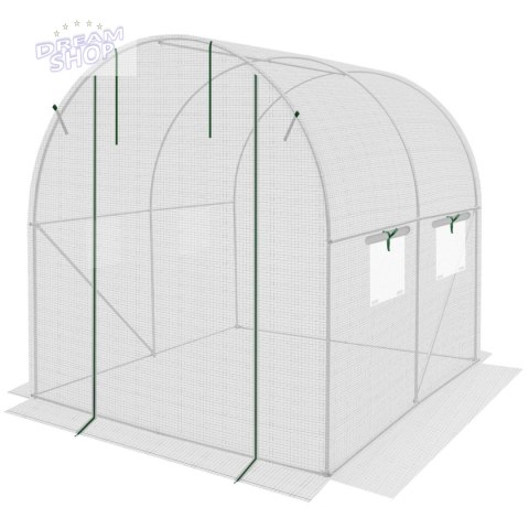 SZKLARNIA TUNEL OGRODOWY 200x200x200CM BIAŁY SZKLARNIA TUNEL OGRODOWY 200x200x200CM BIAŁY