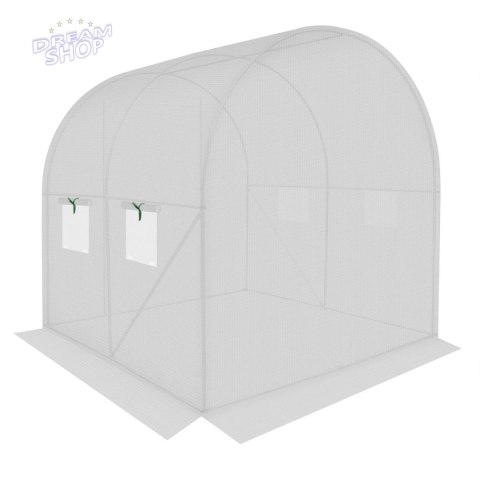 SZKLARNIA TUNEL OGRODOWY 200x200x200CM BIAŁY SZKLARNIA TUNEL OGRODOWY 200x200x200CM BIAŁY