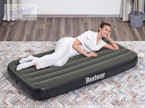Bestway 1osobowy materac dmuchany Tritech Air Mattress Twin 188x99cm 6713L Bestway 1osobowy materac dmuchany Tritech Air Mattress Twin 188x99cm 6713L