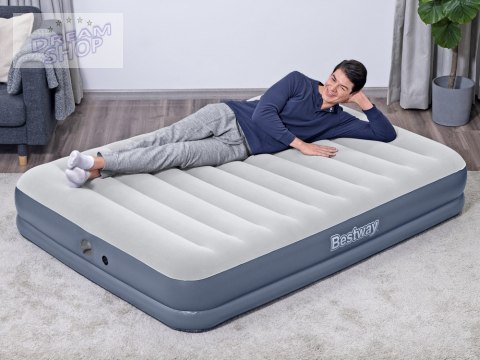 Bestway 2os dmuchany materac Queen Tritech Air pompka 203x152x36cm 6716T Bestway 2os dmuchany materac Queen Tritech Air pompka 203x152x36cm 6716T