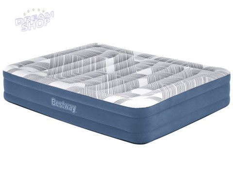 Bestway 2os wygodny materaca Queen 203x152x36cm wbudowana pompka 6712Y Bestway 2os wygodny materaca Queen 203x152x36cm wbudowana pompka 6712Y