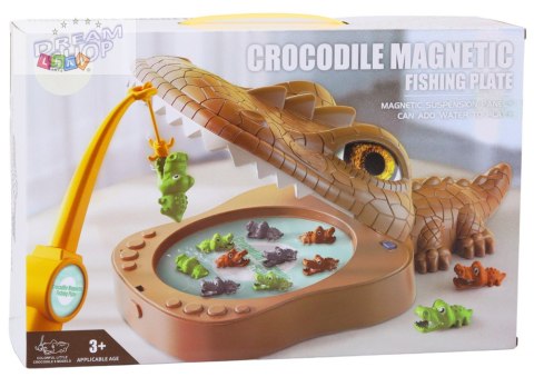 Gra Łowienie Krokodyli Magnetyczna Krokodyl Brązowy