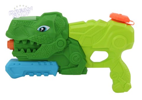 Pistolet Na Wodę Dinozaur 1000 ml Zielony Tyranozaur Zasięg 7 m
