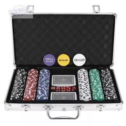Poker - zestaw 300 żetonów w walizce HQ 23528