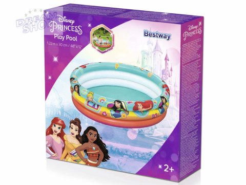 Bestway Dmuchany basen Disney Princess Brodzik dla dzieci 122x30cm 91099 Bestway Dmuchany basen Disney Princess Brodzik dla dzieci 122x30cm 91099