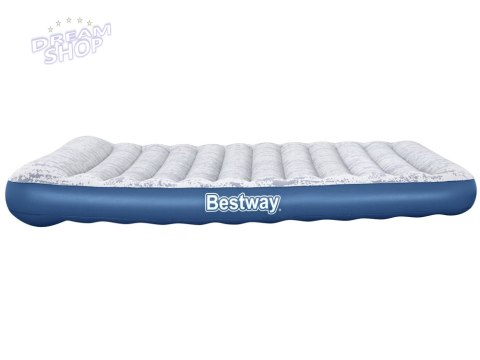 Bestway dwuosobowy materac welurowy Queen 203 x 152 x 30cm 67836 Bestway dwuosobowy materac welurowy Queen 203 x 152 x 30cm 67836