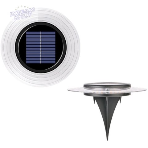LAMPA SOLARNA DYSKOWA 28 LED DO WBICIA W GRUNT LAMPA SOLARNA DYSKOWA 28 LED DO WBICIA W GRUNT