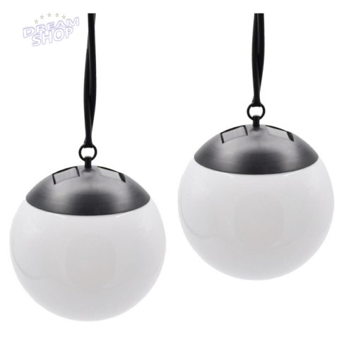 LAMPA SOLARNA PLASTIKOWA KULA WISZĄCA 20CM LAMPA SOLARNA PLASTIKOWA KULA WISZĄCA 20CM