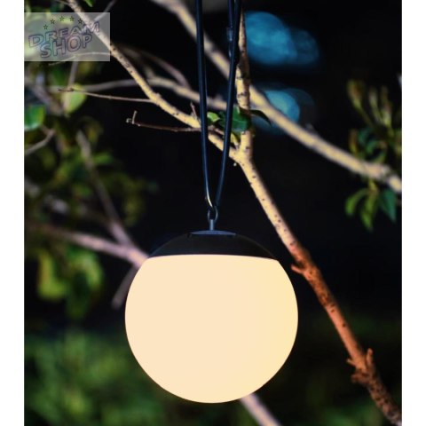 LAMPA SOLARNA PLASTIKOWA KULA WISZĄCA 20CM LAMPA SOLARNA PLASTIKOWA KULA WISZĄCA 20CM