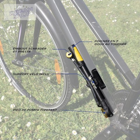 POMPKA ROWEROWA MINI Z MANOMETREM 2w1 ALU MICHELIN 8 bar(120PSI) POMPKA ROWEROWA MINI Z MANOMETREM 2w1 ALU MICHELIN 8 bar(120PSI)