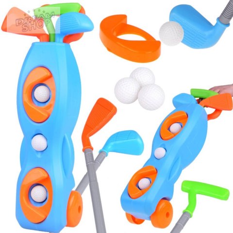 Zestaw do gry w Mini Golfa + stojak na kółkach i akcesoria SP0765 Zestaw do gry w Mini Golfa + stojak na kółkach i akcesoria SP0765