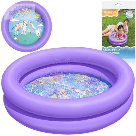 Bestway Basenik dmuchany pompowany brodzik dla dzieci 61x15cm 51061 Bestway Basenik dmuchany pompowany brodzik dla dzieci 61x15cm 51061