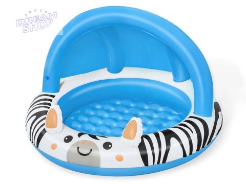 Bestway Dmuchany basenik z daszkiem ZEBRA 97cm Safari Sun 52559 Bestway Dmuchany basenik z daszkiem ZEBRA 97cm Safari Sun 52559