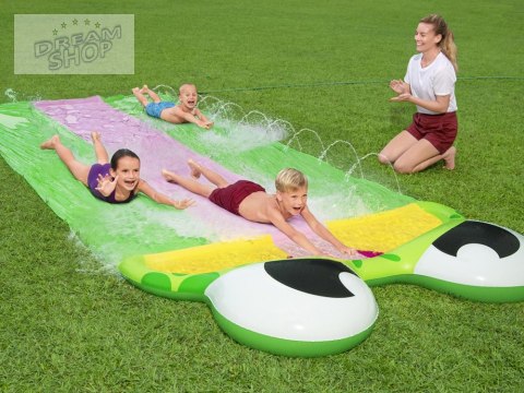Bestway Potrójny ślizg wodny ŻABA H2O GO! Długi - 4.88m 52389